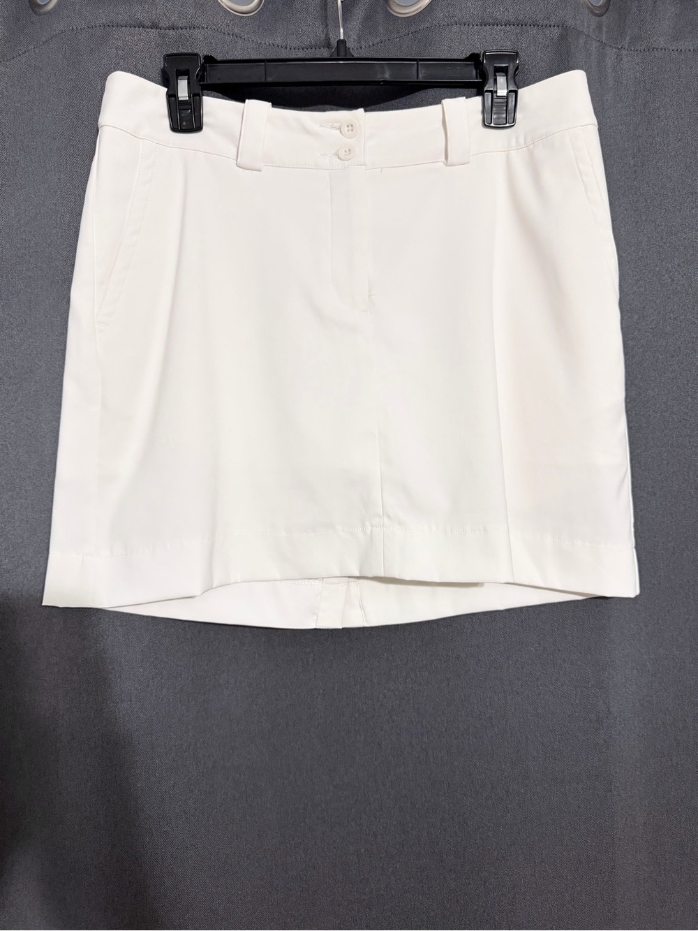 Nike Golf Tour Performance Dri-Fit Tech Skort Womens Size 6 White $70 Pickleball